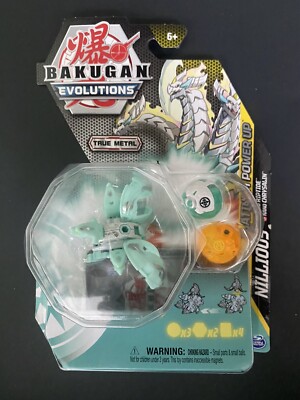 BAKUGAN Evolutions NILLIOUS  Riptide Nano Chrysalin Platinum Powere Up Pack- New