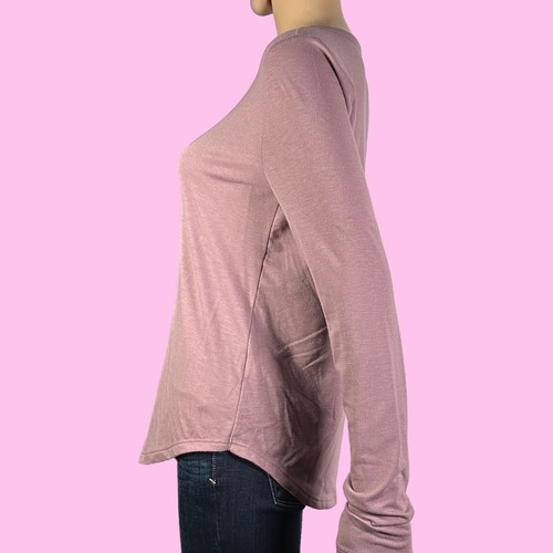 Mudd Dusty Purple Long Sleeve Tshirt Size Small - "Mahalia - Picture 2 of 11