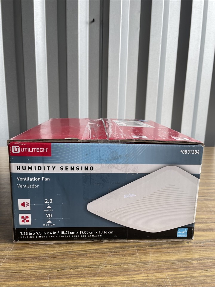 Utilitech Ventilation Fan 2Sone 70CFM White Bathroom Fan ENERGY STAR