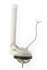 Toilet Flush Valve for One Piece Toilets with Flapper and Chain Toilet Flapper