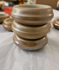 XL Vintage French Ceramic Salt Cellars Condiment Butter Spice Glazed Set Of 10