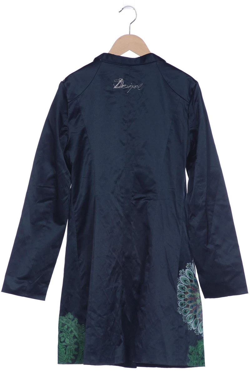 Desigual Mantel Damen Jacke Parka Gr. 38 Baumwolle Marineblau #a3b3kwx