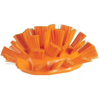 Vikan 70307 Scrub Brush Head, Polyester, Stiff, Orange
