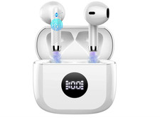Bluetooth 5.3 Wireless Earbuds LED Display 40H Waterproof Noise Cancelling Headp