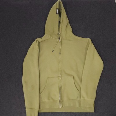 Dixxon Flannel Co Hoodie Mens 3XL Green Full Zip Fleece Lined Sweatshirt Ground