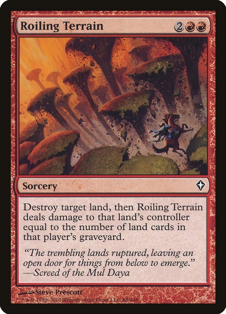 NM - Roiling Terrain [WWK - 88] Worldwake