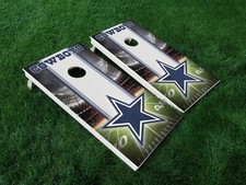 VINYL WRAPS Cornhole Board DECALS Dallas Cowboys 04 Stars DAL Bag Game Stickers