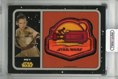 2015 Topps Star Wars The Force Awakens Series 1 Rey Patches