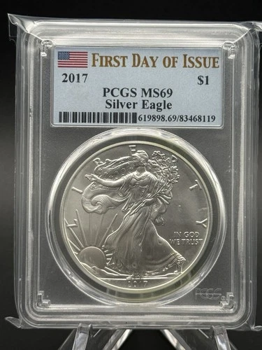 2017 Silver Eagle PCGS MS69 First Strike