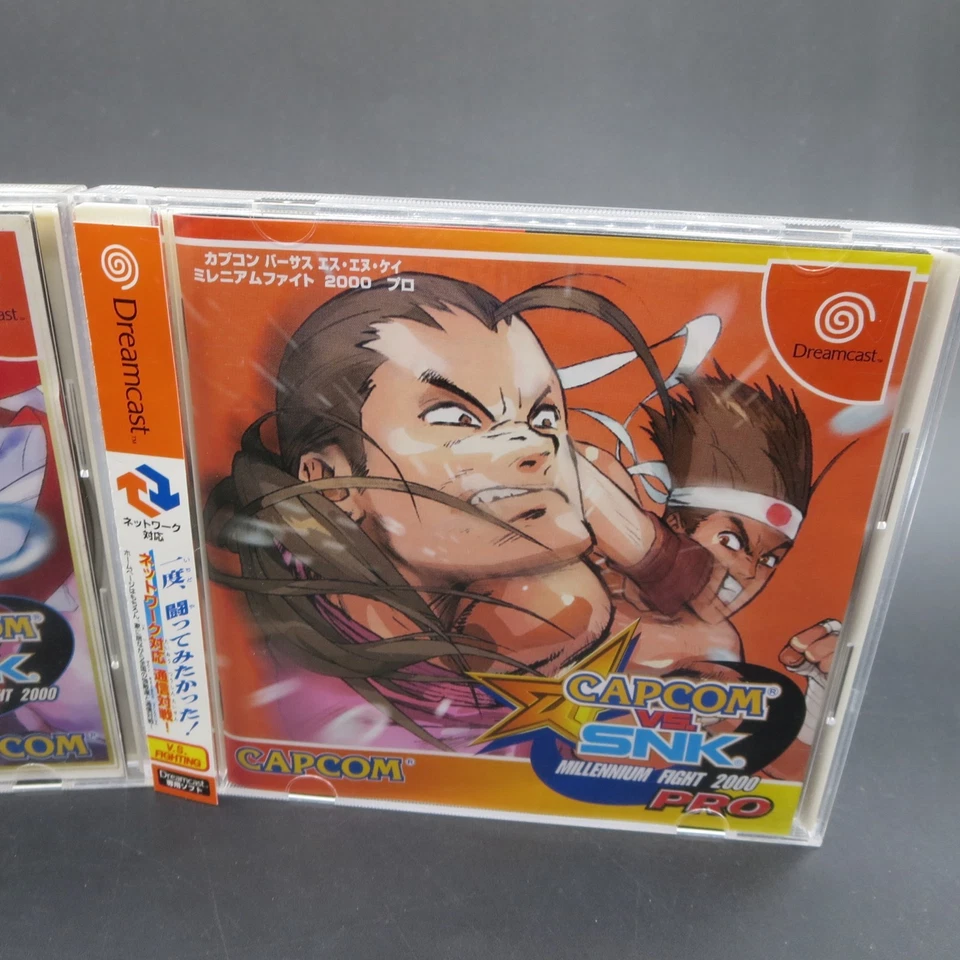 Capcom vs SNK Millennium Fight 2000 Pro Dreamcast with Spine Card 2 Games Japan - Image 3 of 4