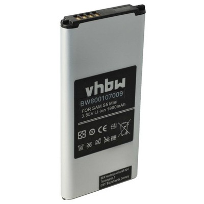 Akku für Samsung Galaxy SM-G800H SM-G800F S5 Mini SM-G800 S5 Dx 1900mAh