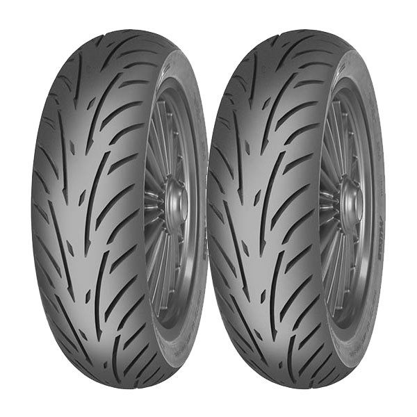 TYRE PAIR MITAS 130/70-12 56L + 130/70-12 56L TOURING FORCE SC