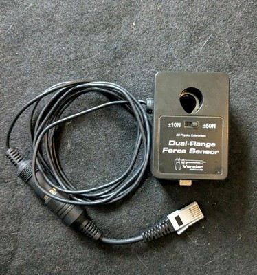 Vernier Dual-Range Force Sensor DFS-BTA Physics Lab Data Logger Probe ±10N ±50N