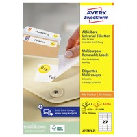 810Er Multipack Avery-Zweckform L4737REV-25 Universal-Etiketten 63.5 X 29.6 Mm