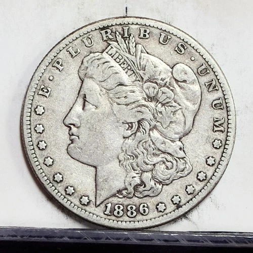 1886-S Morgan Dollar - VF details, Old Clnd  (#61266-L)