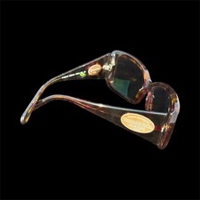 Tiffany and Co vintage tortoise shell with silver nameplate sunglasses