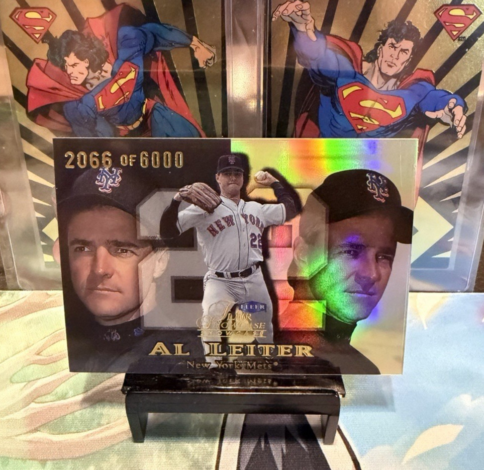 1999 Al Leiter Flair Showcase Showdown Row 1 Seat 129 Serially# /6000 Mets 15A