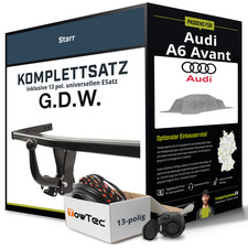 Für AUDI A6 Avant Typ C9 , FN5 Anhängerkupplung starr +eSatz 13pol uni. 25- NEU