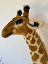 Melissa  Doug Jumbo Giraffe Stuffed Animal, Pre-owned, Approx. 55"h X 24"w