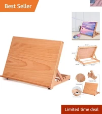 Compact 16.5'' Beech Drafting Table Easel with 5 Positions - Perfect for Artists