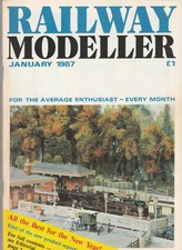 RAILWAY MODELLER January 1987 Model Railway Magazine Hobby Trains