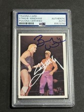 STING & BARRY WINDHAM 1988 WONDERAMA NWA SIGNED AUTOGRAPHED CARD PSA/DNA