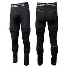 Sher-Wood Rekker Compression Jill Pant with Cut Resistant Calf Ice Inline Hockey