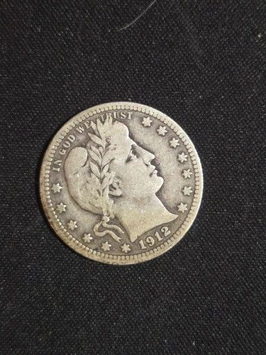 1912-S Barber Quarter FINE
