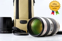[TOP MINT] Canon EF 70-200mm f/2.8 L IS USM Telephoto Zoom w/Hood From JAPAN