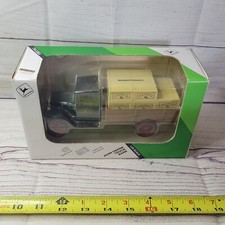 Vtg ertl 1991 John Deere Diecast Truck Bank 1/34 Scale 1931 Hawkeye Crate Truck