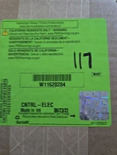 OEM W11620204 Refrigerator Electronic Control  Board Brand New