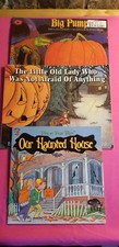 Lot X3 Children's Halloween Books, Paperbacks, Ages 4-8