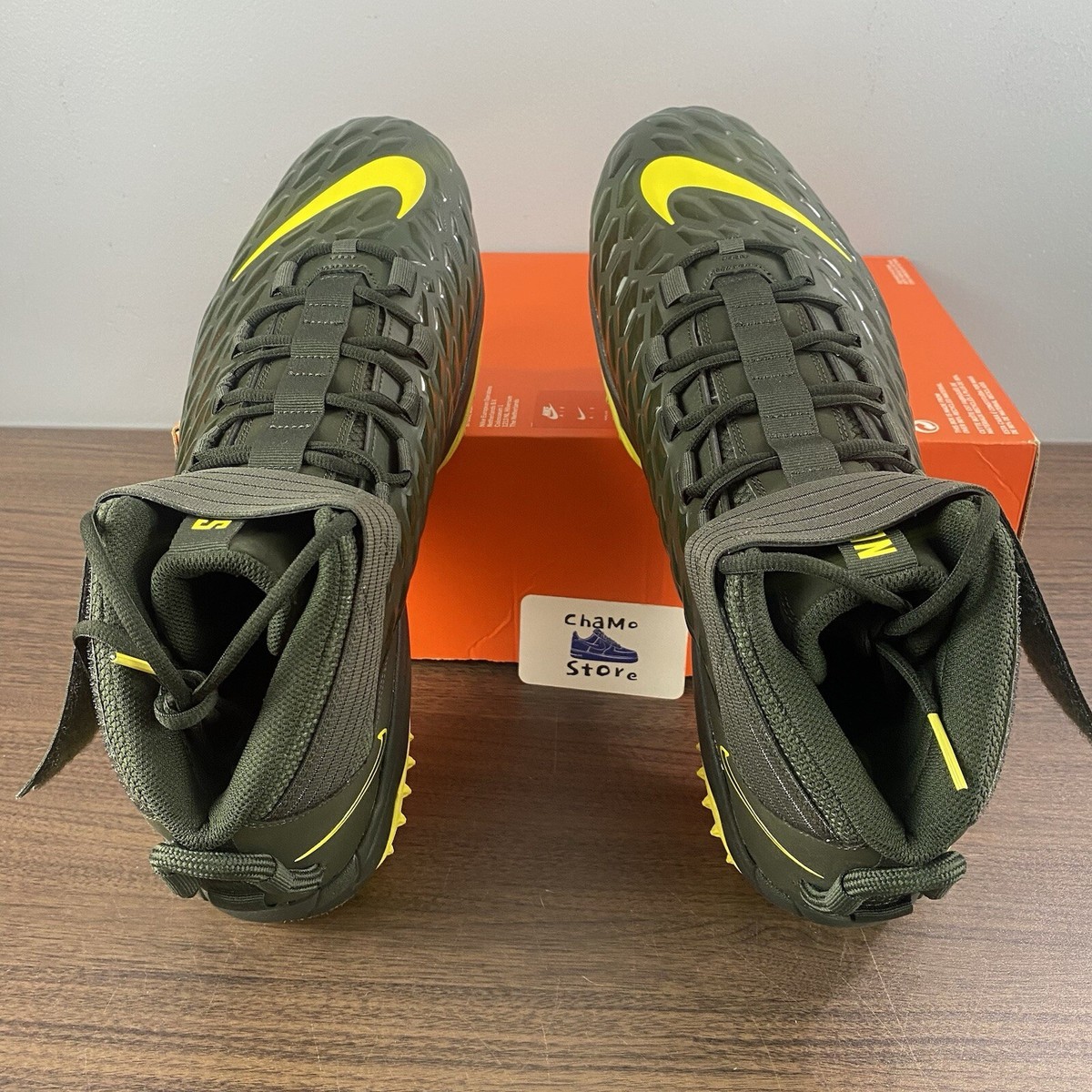 Nike Force Savage Pro 2 Shark SMU Oregon Football Cleats PE CI9904 379 Men Sz 18 Nike Force Savage Pro 2 Men main image 2