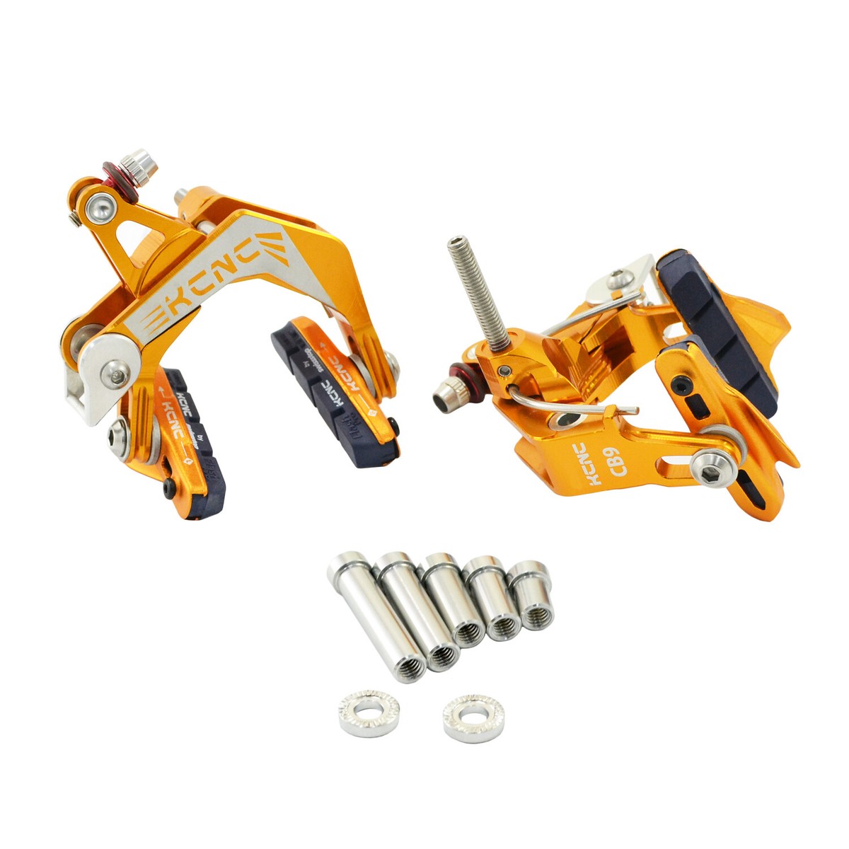 パーツ KCNC CB9 Road Caliper Brake Set KCNC CB9 Road Caliper Brake Set (F+R) Designed For Road Bike Wide