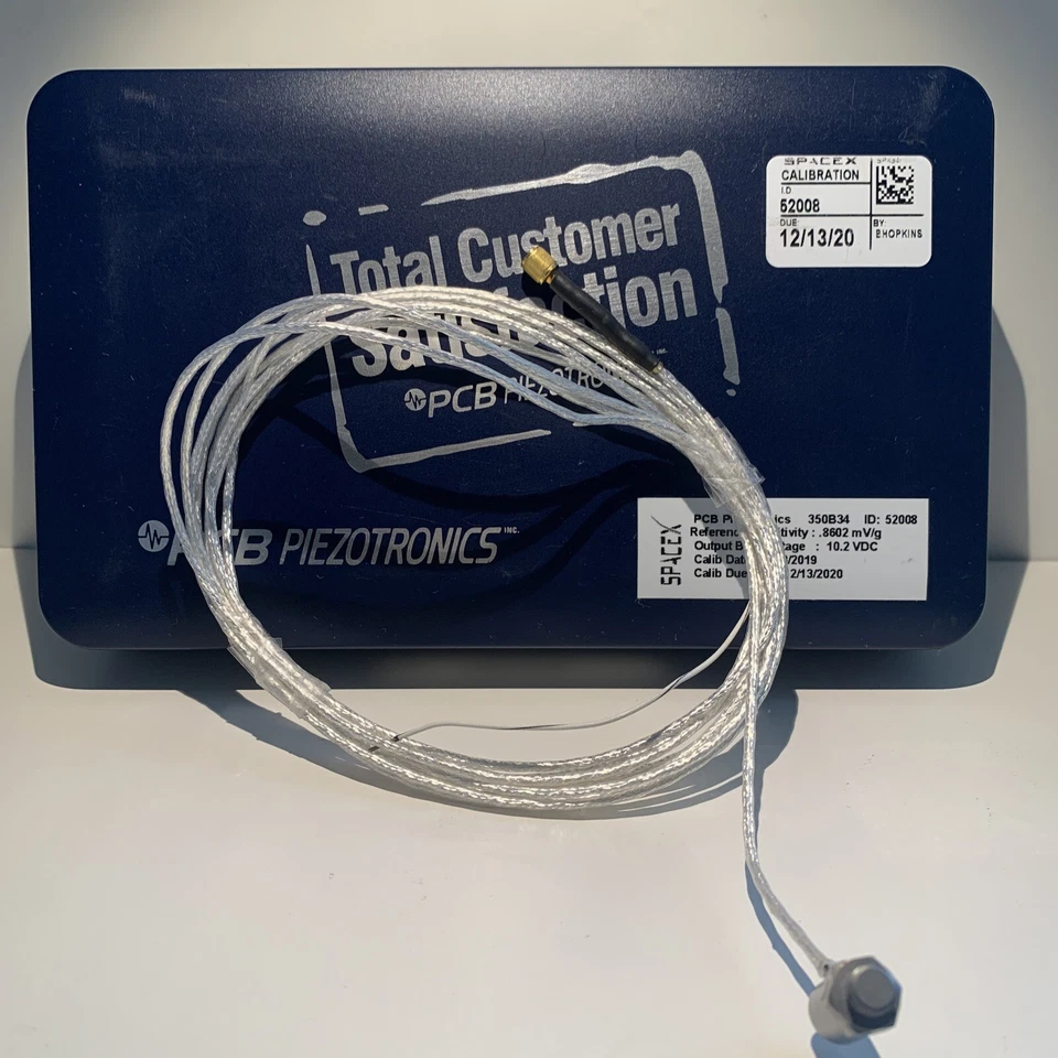 PCB Piezotronics 350B34 Reference Sensitivity:.8602mV/g output 10.2VDC*Pre-Owned - Image 3 of 4