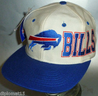APEX ONE Vintage Snapback Cap NFL Buffalo Bills 80s NOS NEU