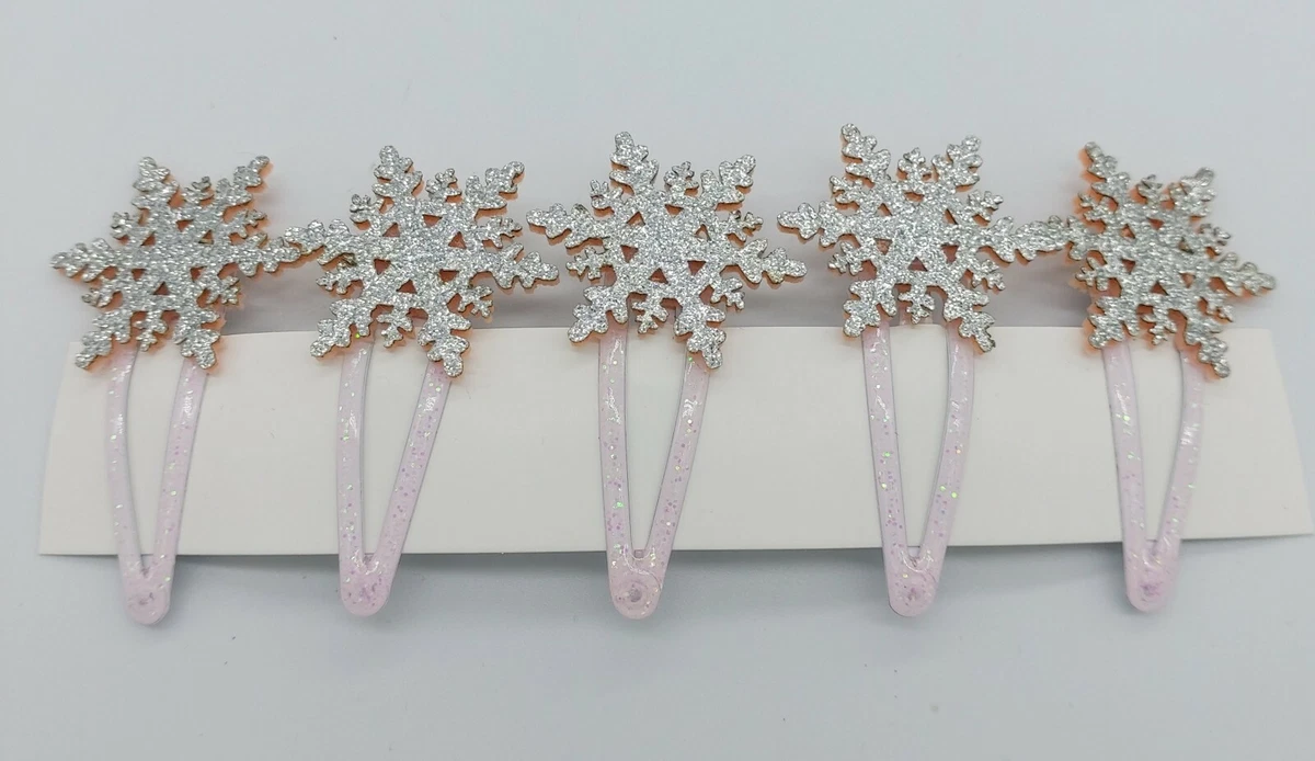 Snowflake hair clip outlet