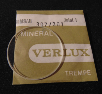 PIECE HORLOGER MONTRE VERRE LUNETTE VERLUX NORMALISE ROND DIAMETRE 16