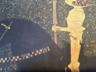 Gustav Klimt Lithography Off Set CM 50x70 Signature On Slab With