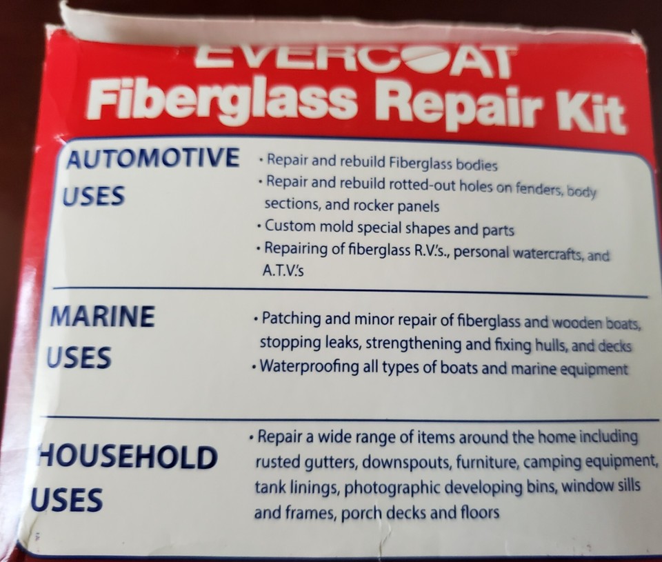 Evercoat Fiberglass Repair Kit 1 Quart eBay