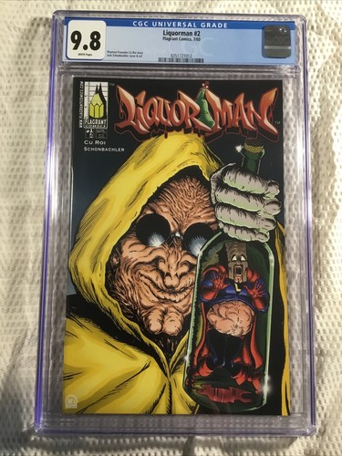 Liquorman #1 & 2 First Print 2002 Liquor Man Comic Book Graded CGC 9.8 - Picture 5 of 8