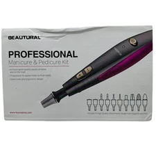 Professional Manicure & Pedicure Set Kit, Electric Nail Drill Machine open box