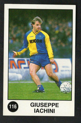 1988-89 Panini Supersport Series 1-120 Figure No.116 Iachini (Verona) Excellent 