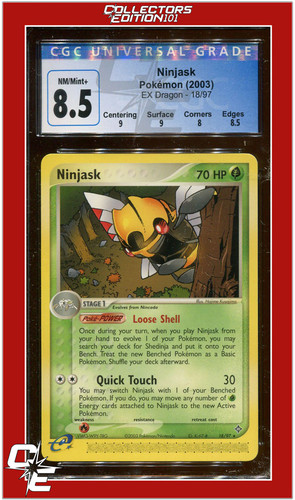 Ninjask graded CGC 8.5 for sale on eBay