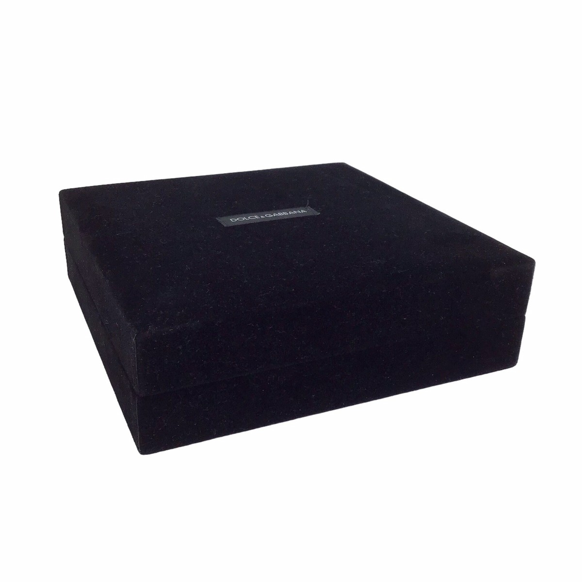 DOLCE & GABBANA D&G Protective Velvet Storage Case Jewelry Box