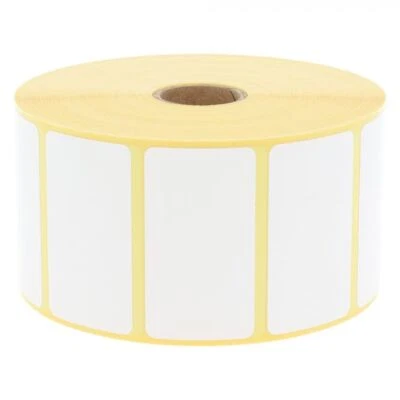 BUTRIN 25 Rollen 57 x 32 mm Thermo Versand Etiketten Rolle - 52.500 Stück - Kern: 25mm