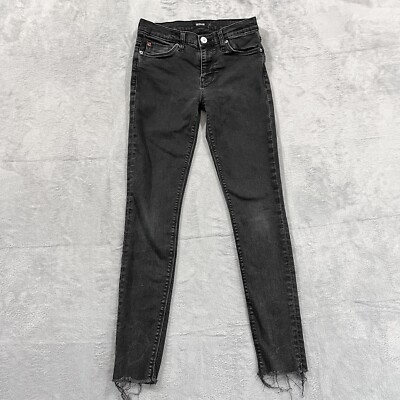 HUDSON Jeans Womens 26 Super Skinny NATALIE Low Rise Raw