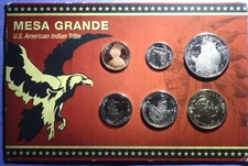 2013 Mesa Grande U.S. American Indian Tribe 6 Coin BU set