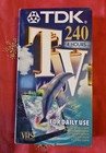 TDK TV 240 VHS BLANK TAPE