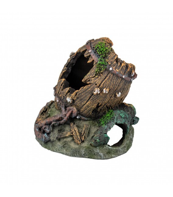 Aqpet Decorart Decori per Acquari mod. DEEP BARREL 12x11x12.5 cm